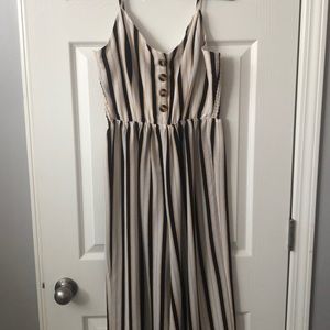 Striped Jumpsuit
